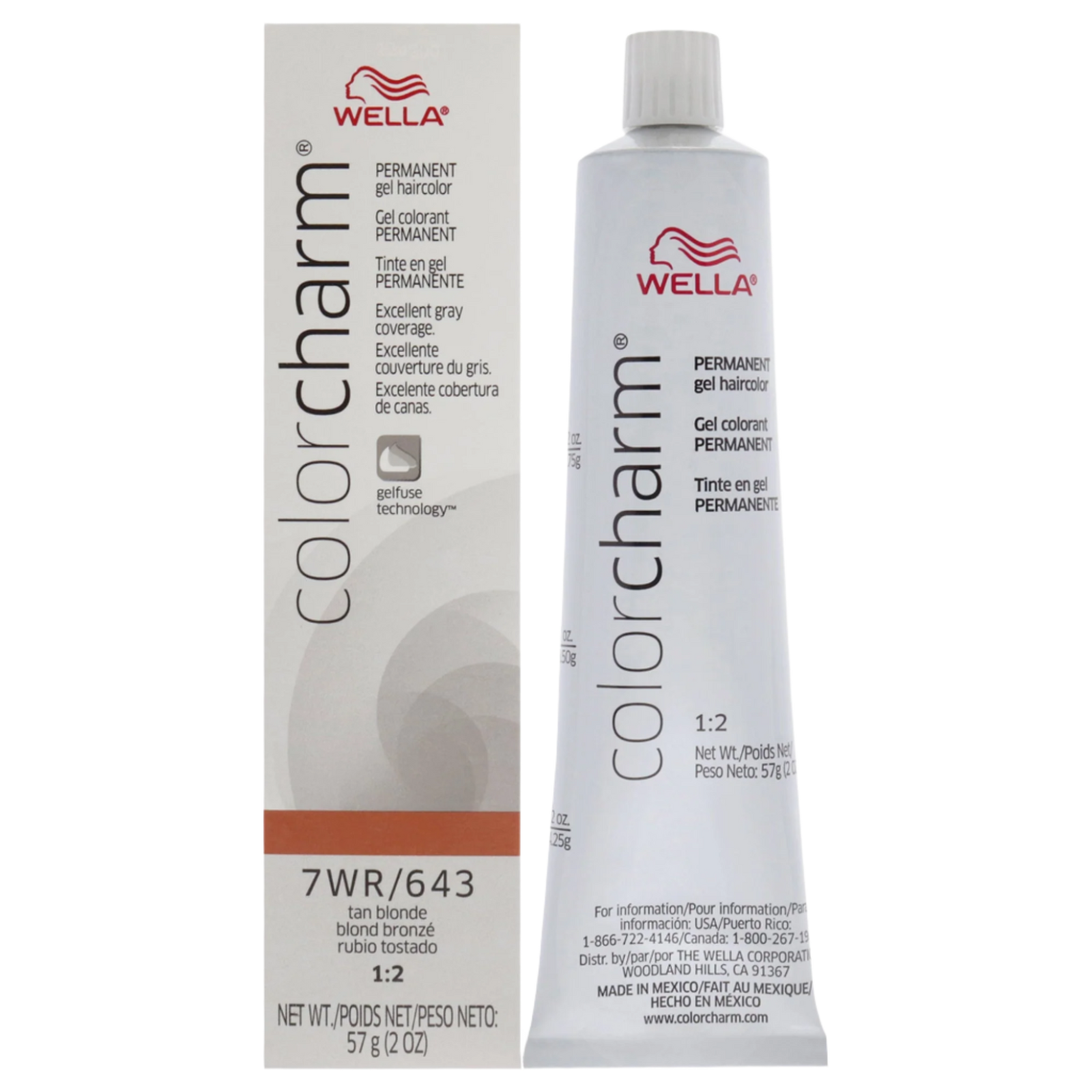 Color Charm Permanent Hair Color Gel