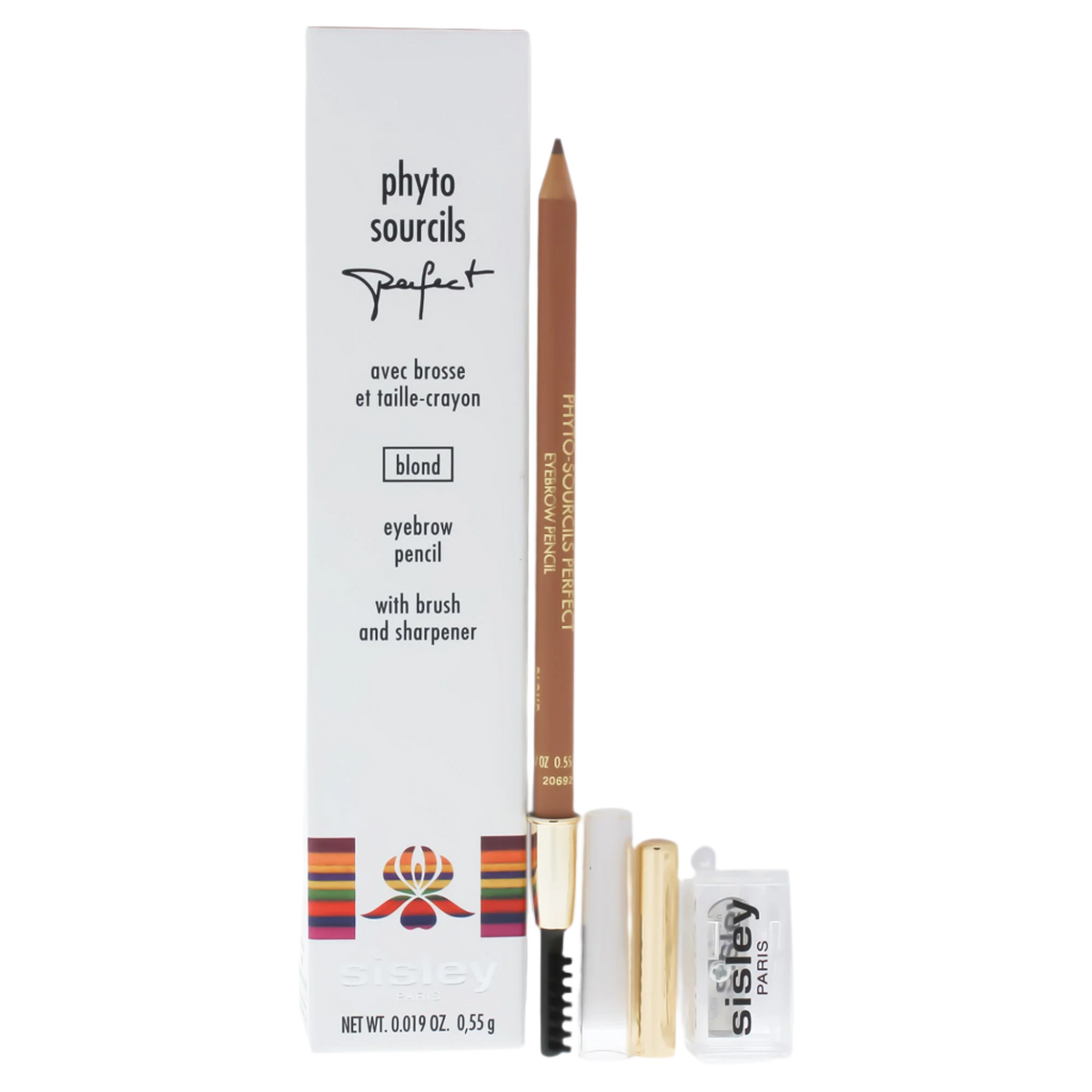 Phyto Sourcils Perfect Eyebrow Pencil With Brush and Sharpener