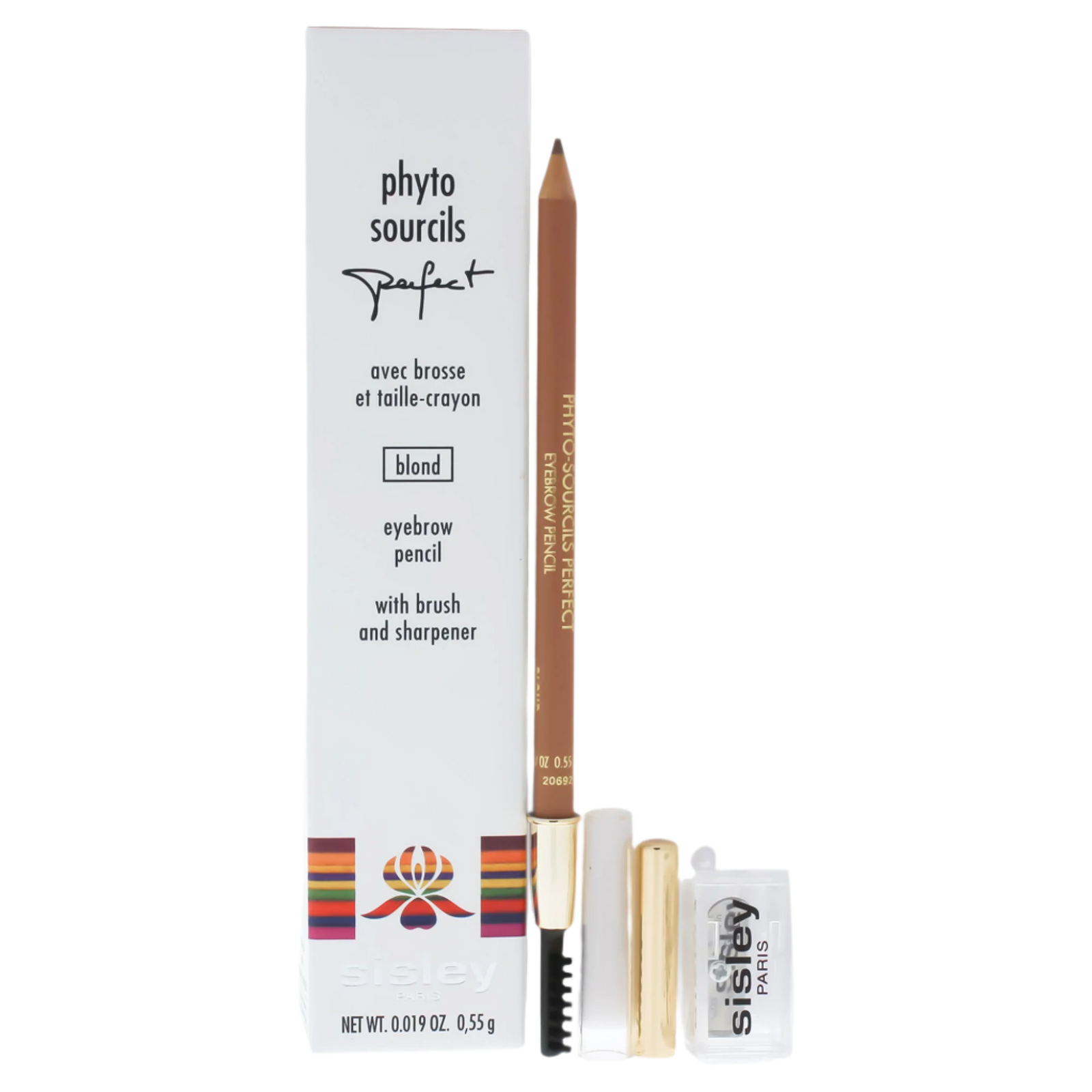 Phyto Sourcils Perfect Eyebrow Pencil With Brush and Sharpener