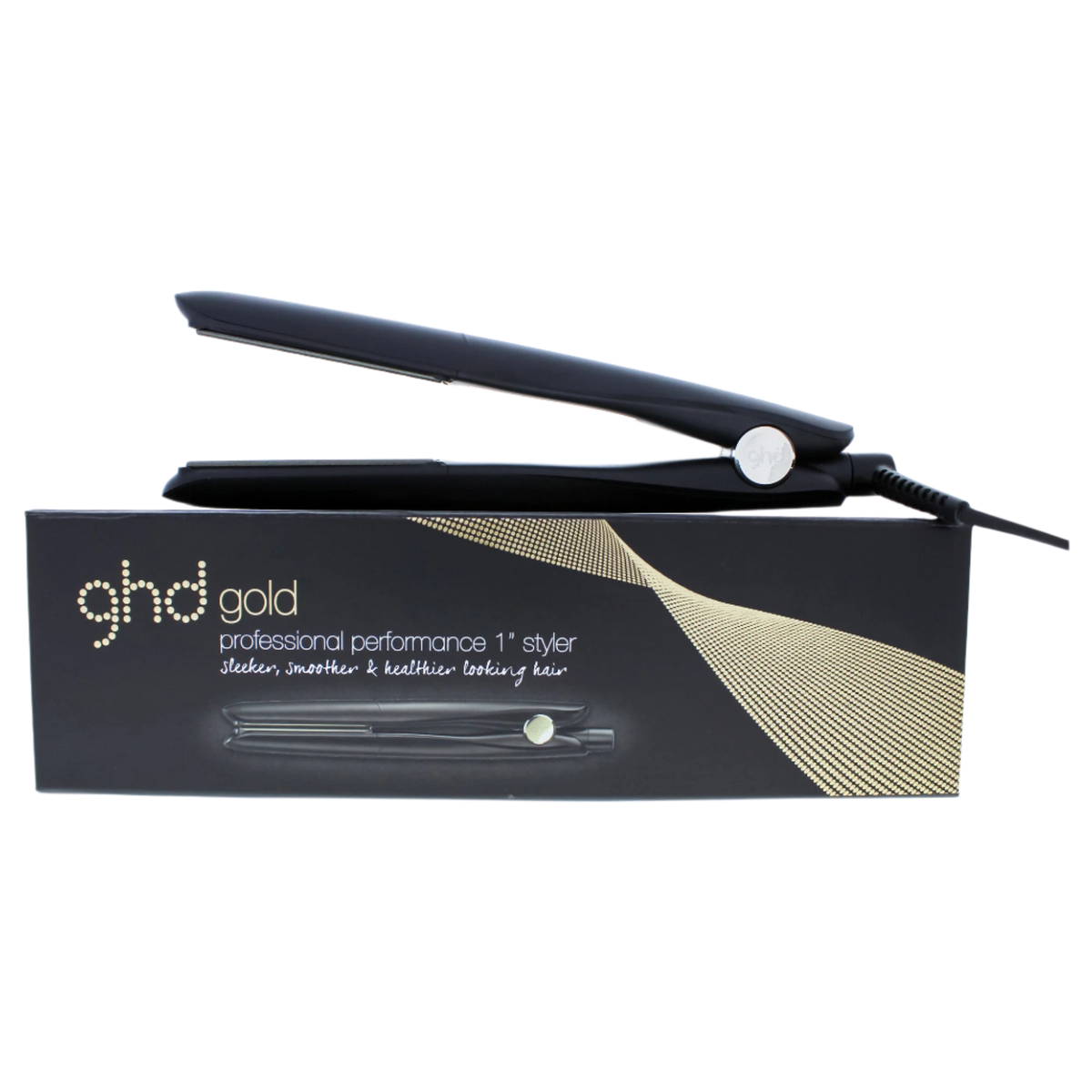 Gold Professional Styler Flat Iron - Black