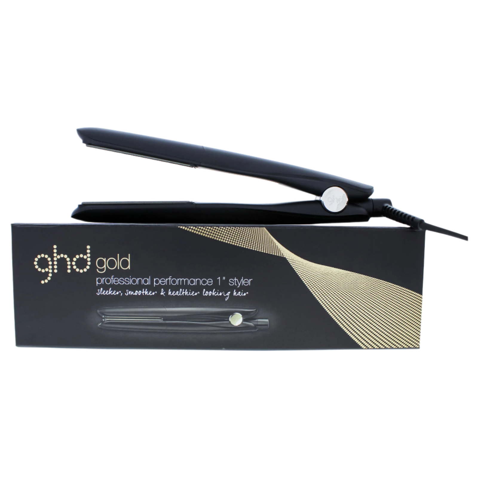 Gold Professional Styler Flat Iron - Black