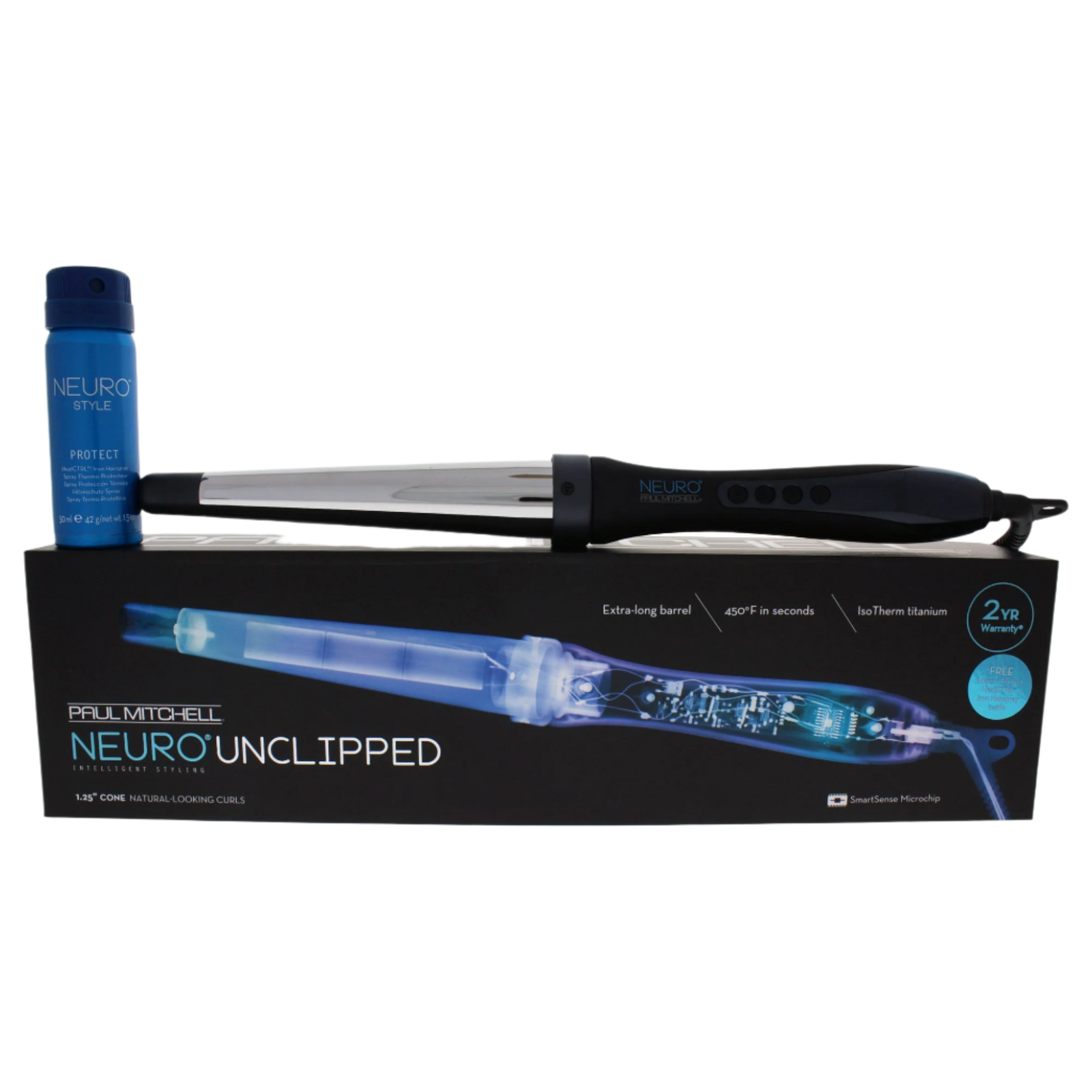 Neuro Unclipped Curling Iron
