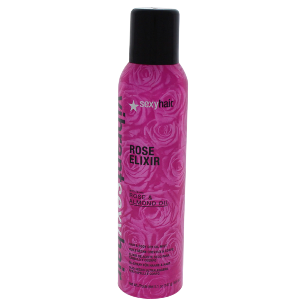 Vibrant Sexy Hair Rose Elixir Hair Body Dry Oil Mist Spray