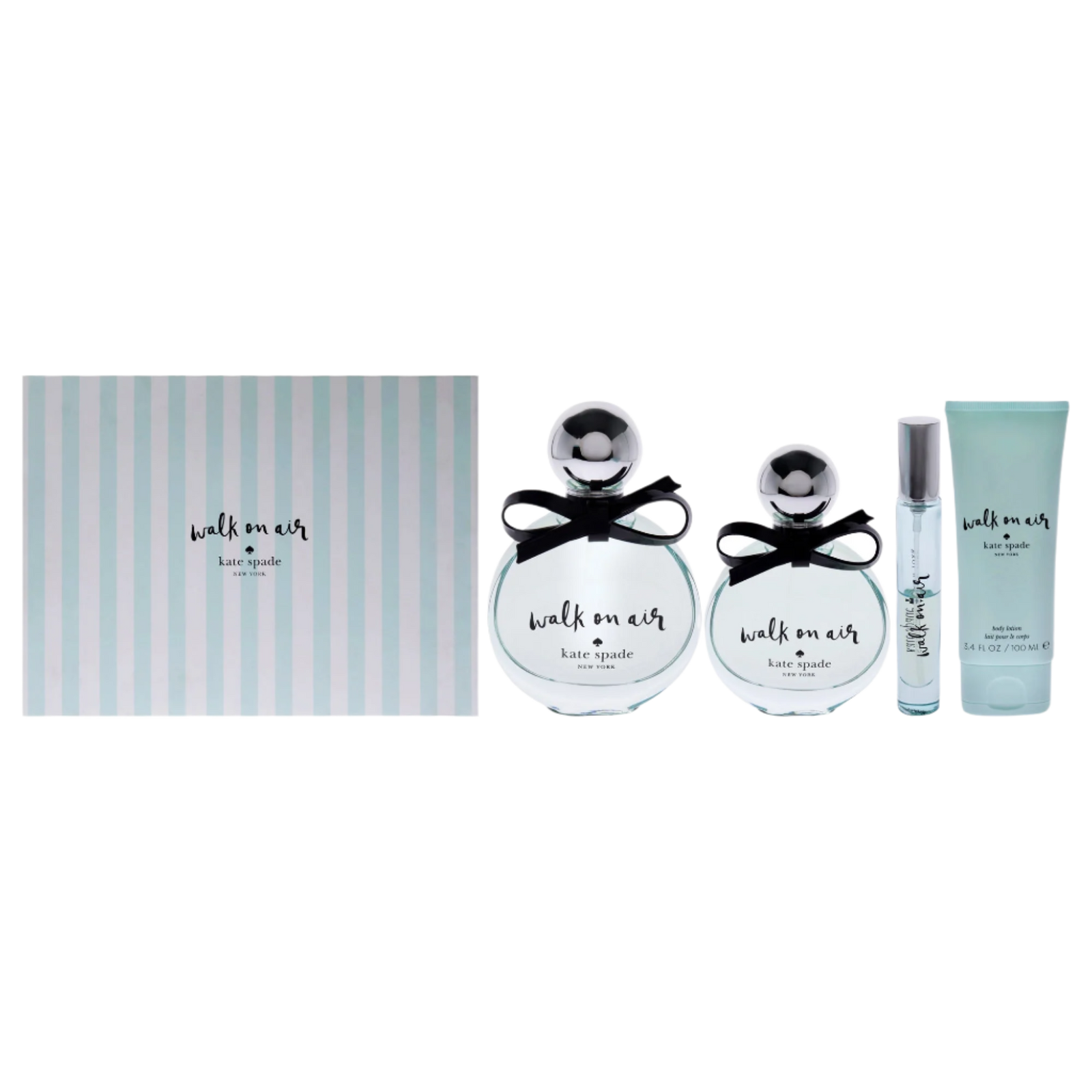 Walk On Air - 4 Pc Gift Set EDP Spray, Body Cream, EDP Spray, Replica