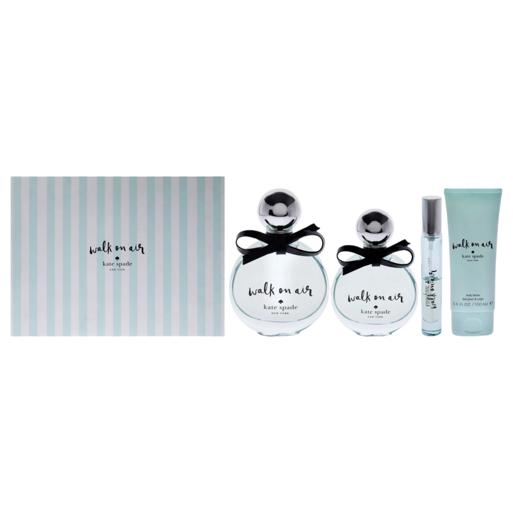 Walk On Air - 4 Pc Gift Set EDP Spray, Body Cream, EDP Spray, Replica
