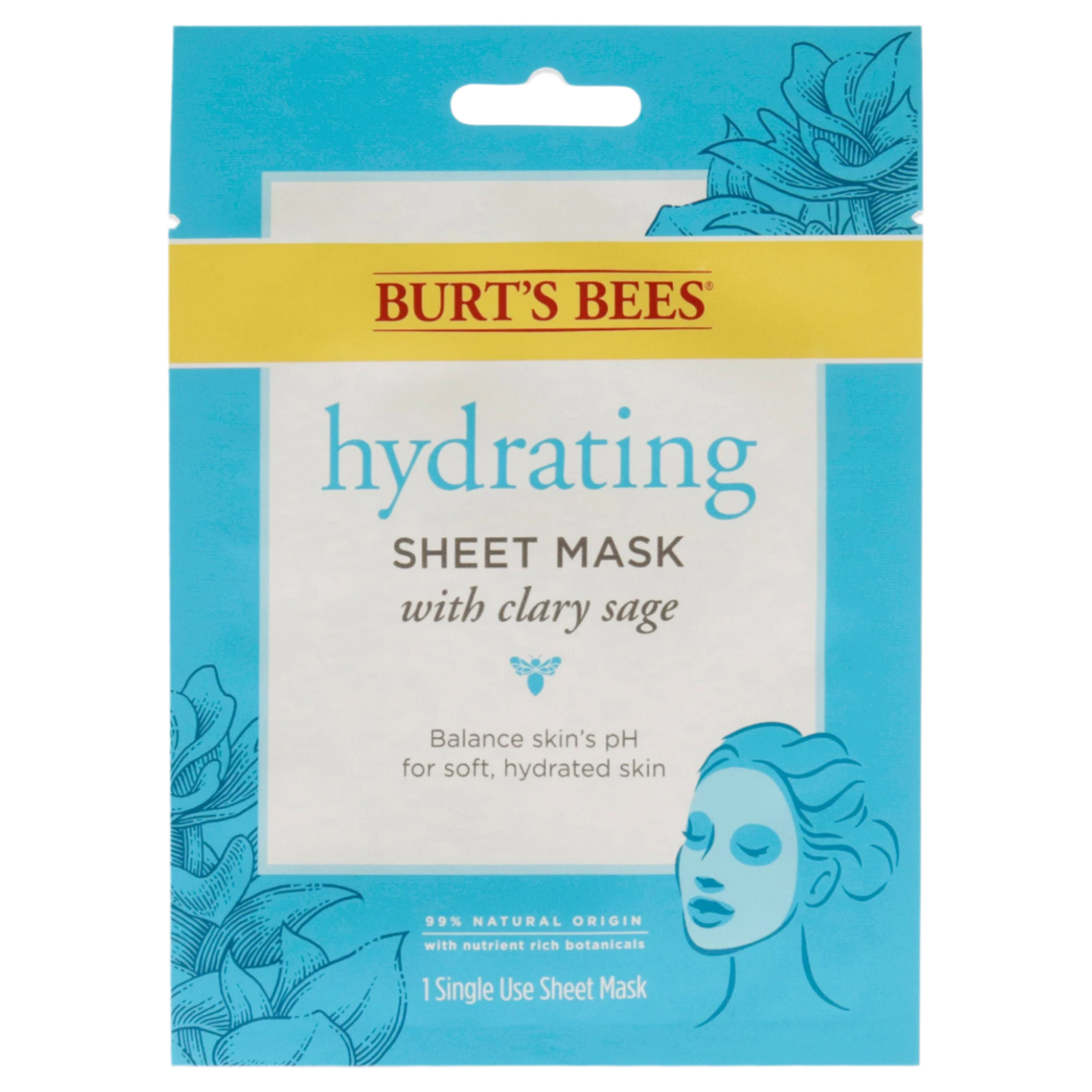 Hydrating Sheet Mask With Clary Sage