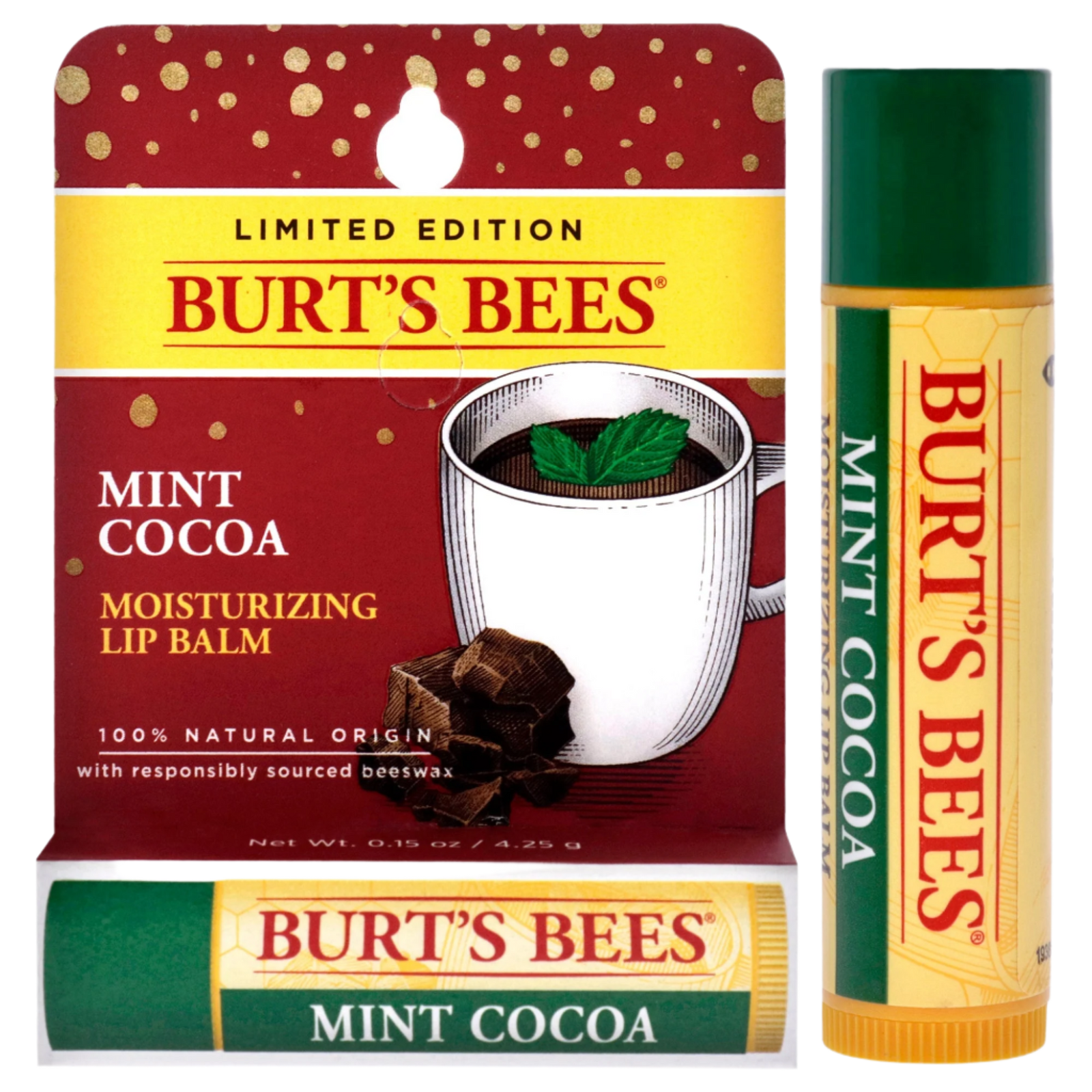 Mint Cocoa Moisturizing Lip Balm Blister