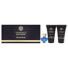 Dylan Blue Spray 3 Pc Gift Set (EDP Spray, Sublime Body Lotion, Shower Gel)