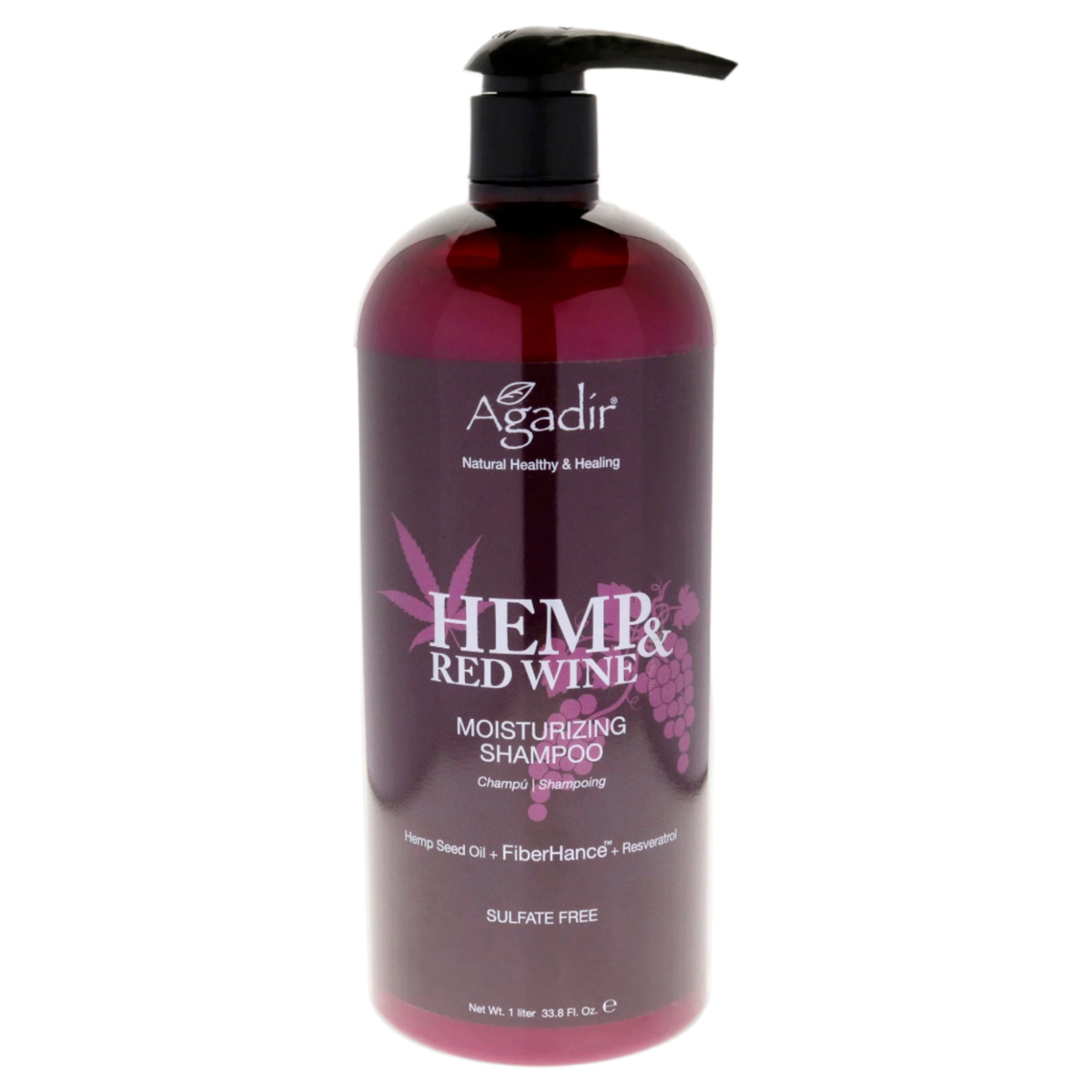 Hemp and Red Wine Moisturizing Shampoo