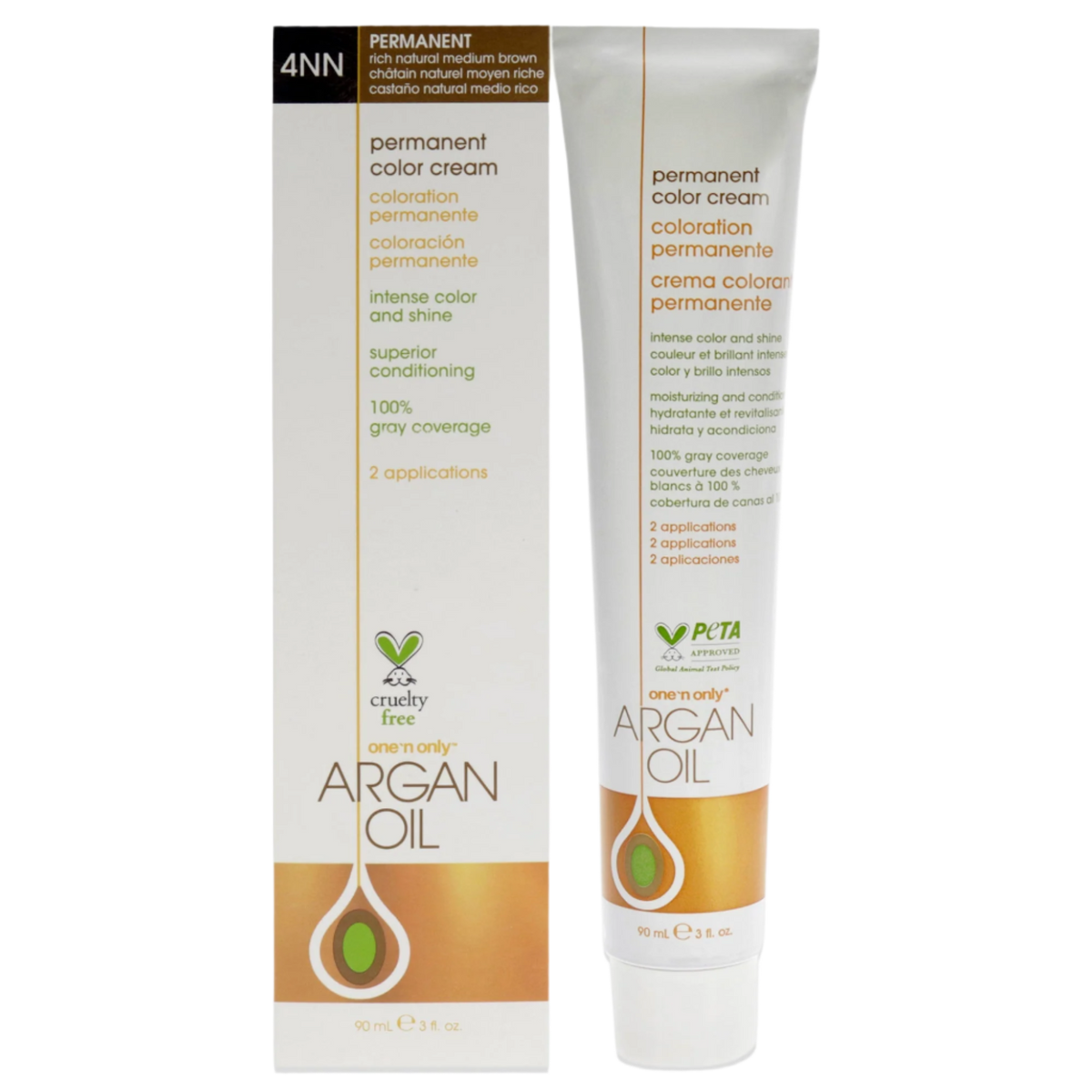 Argan Oil Permanent Hair Color Cream