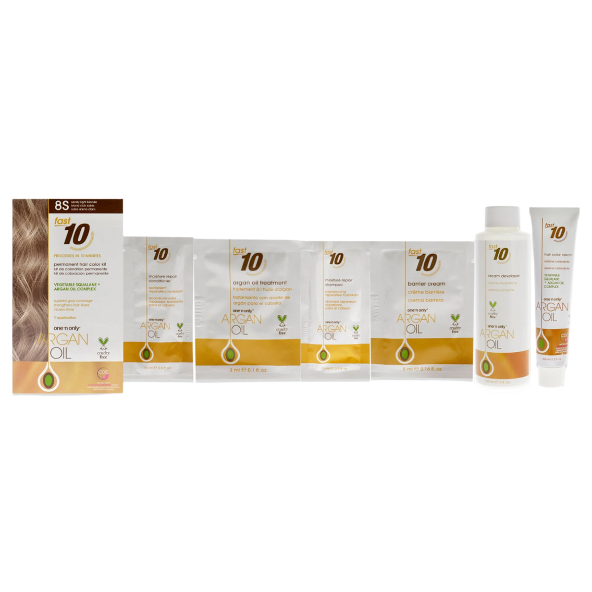 Argan Oil Fast 10 Permanent Hair Color Kit