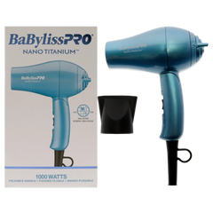 Nano Titanium Foldable Handle Hair Dryer - BNT053TUC - Blue