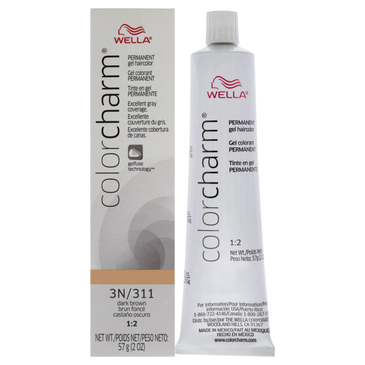 Color Charm Permanent Hair Color Gel