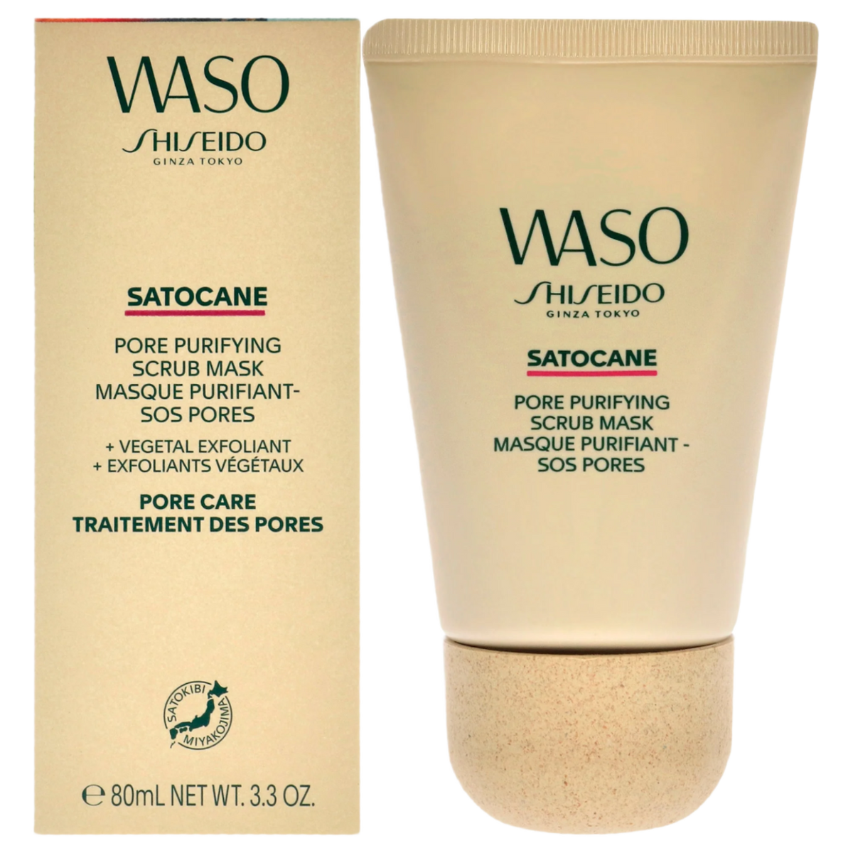 Waso Satocane Pore Purifying Scrub Mask