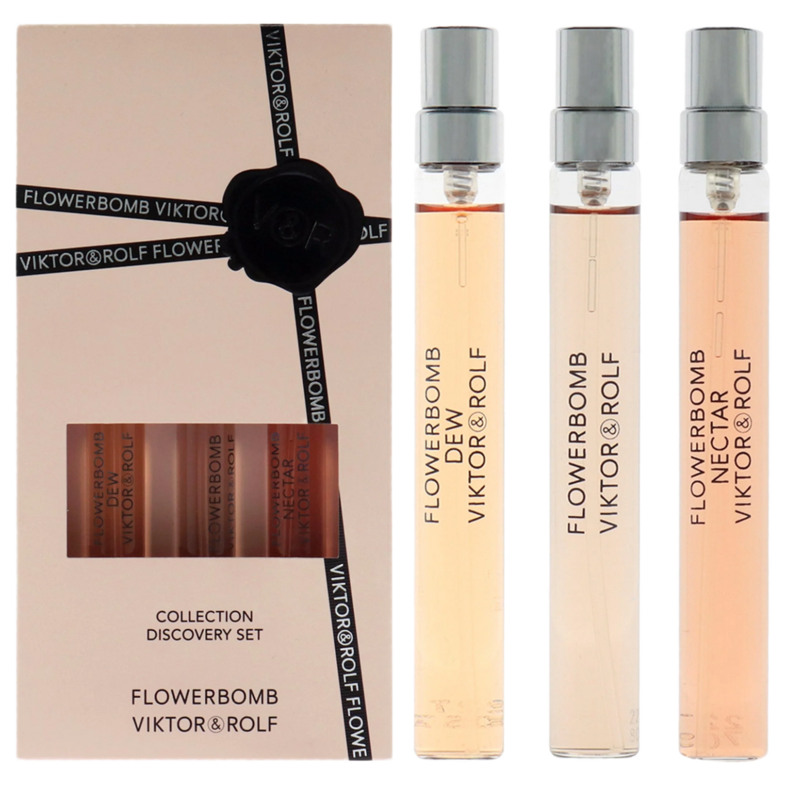 Flowerbomb Travel Set - 3 x 0.25 Dew, Intense, Nectar EDP Spray
