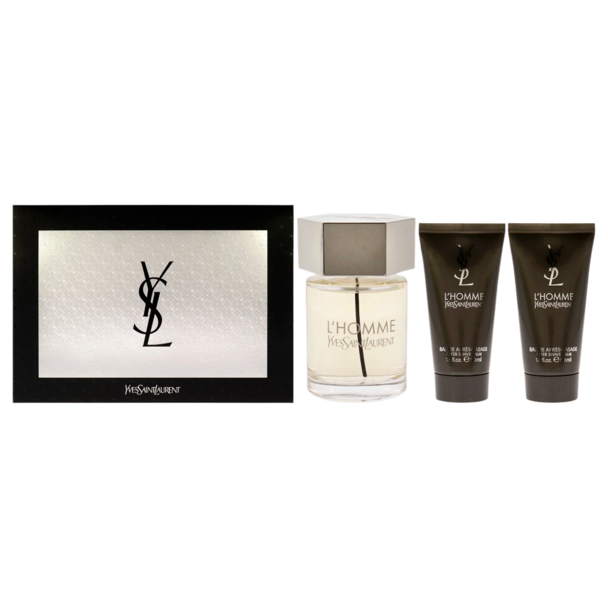 LHomme -3 Pc Gift Set EDT Spray, Balm