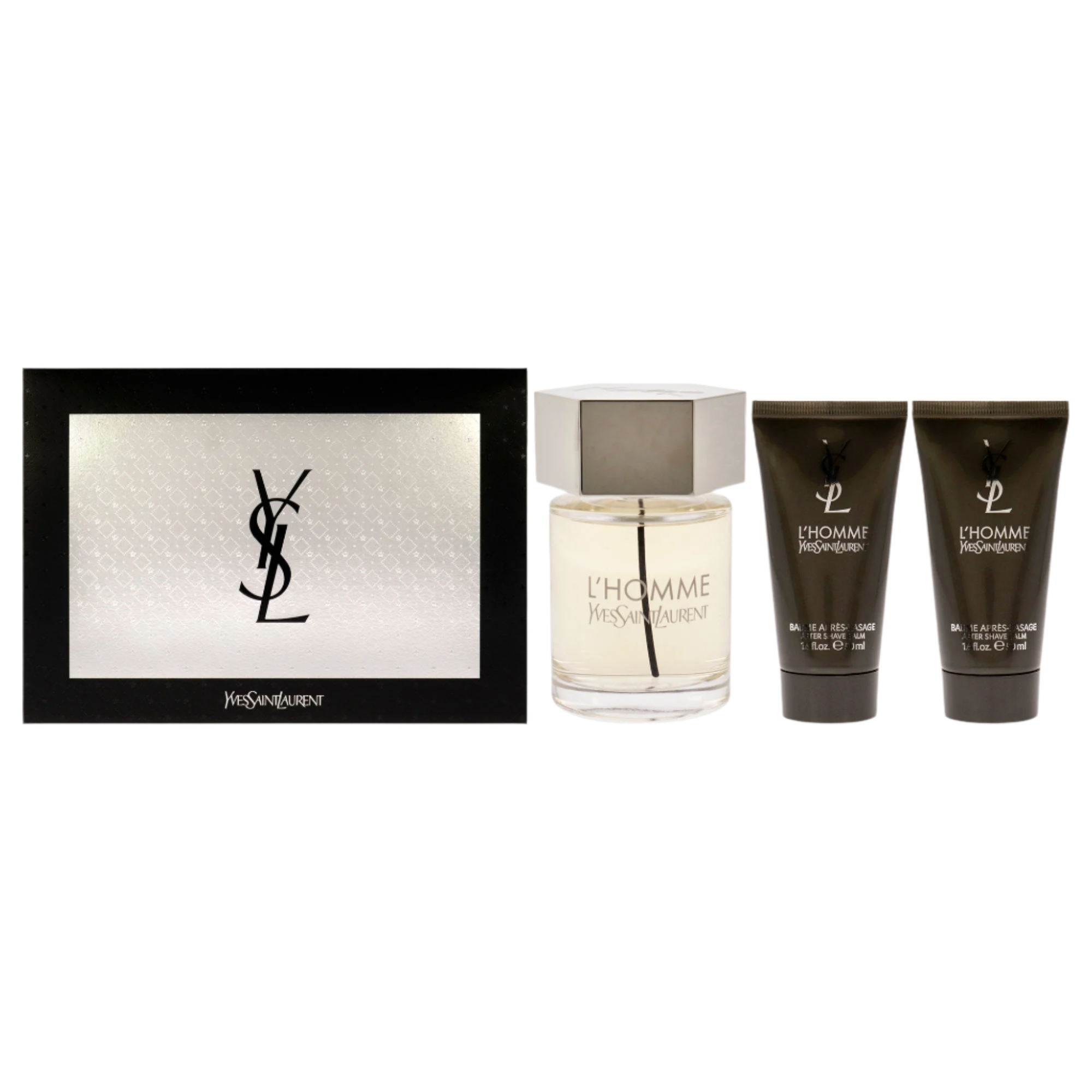 LHomme -3 Pc Gift Set EDT Spray, Balm