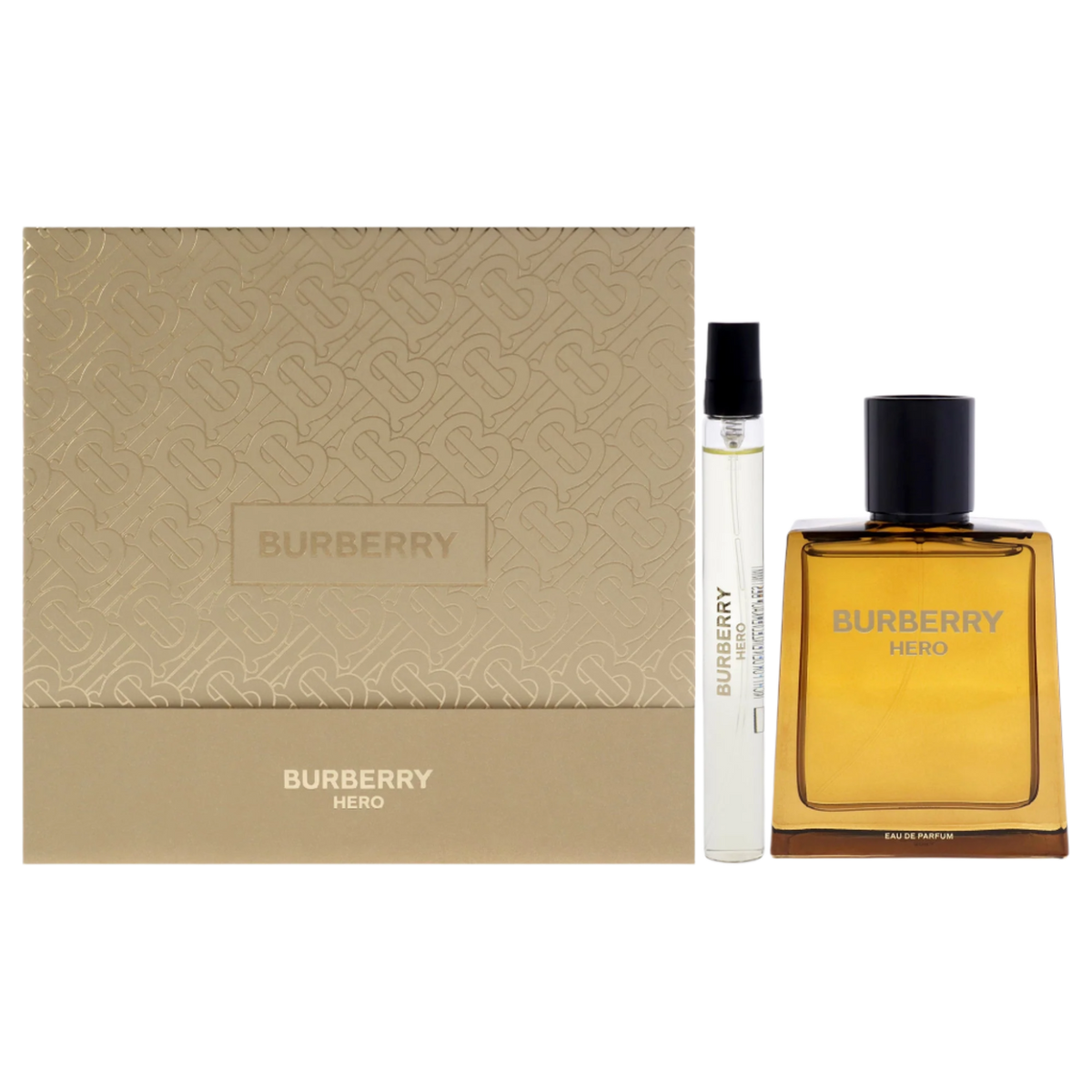 Burberry Hero 2 Pc Kit - EDP Spray, EDP Travel Spray