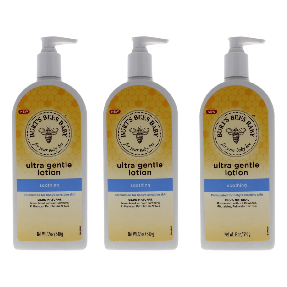 Baby Ultra Gentle Lotion - Soothing - Pack of 3