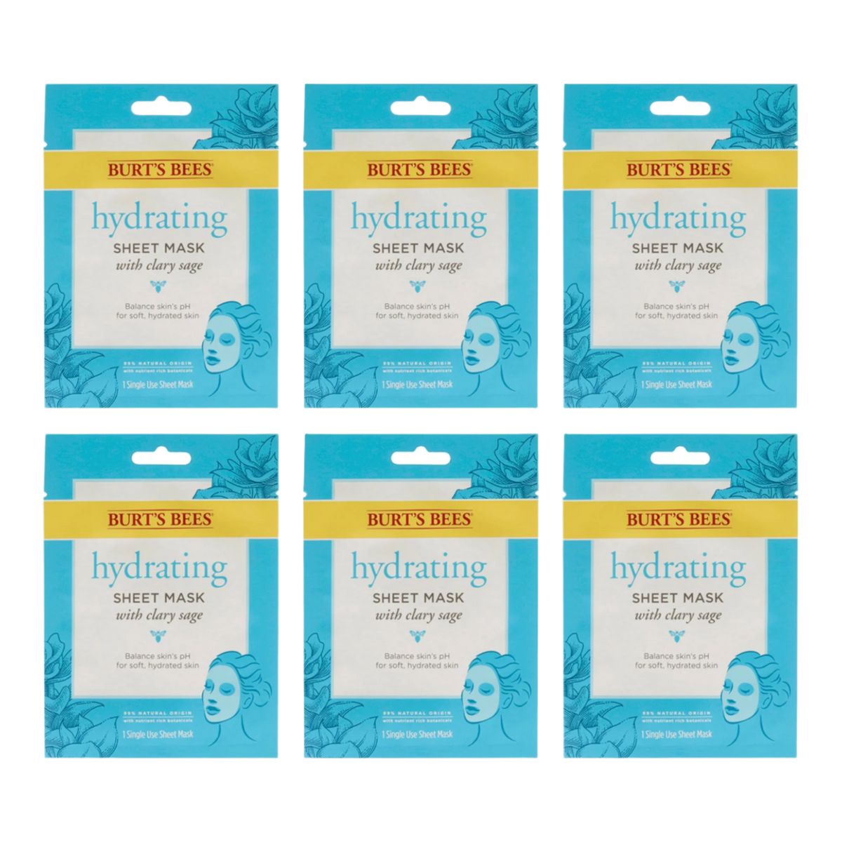 Hydrating Sheet Mask With Clary Sage