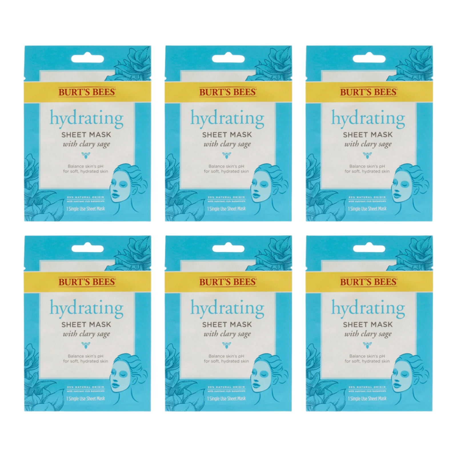 Hydrating Sheet Mask With Clary Sage