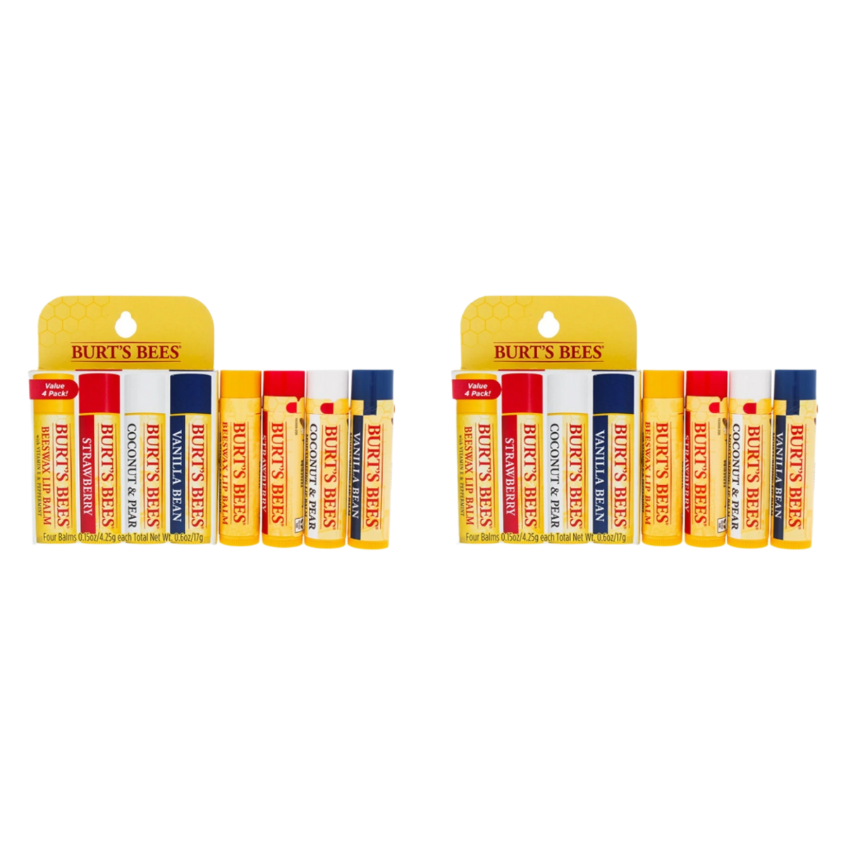 Best Of Burts Moisturizing Lip Balm Set