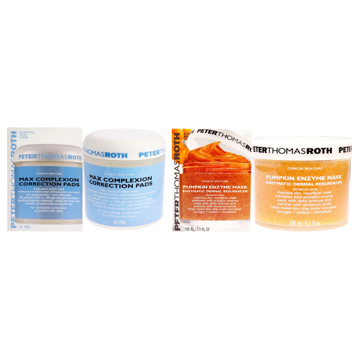 Max Complexion Correction Pads and Pumpkin Enzyme Mask Kit