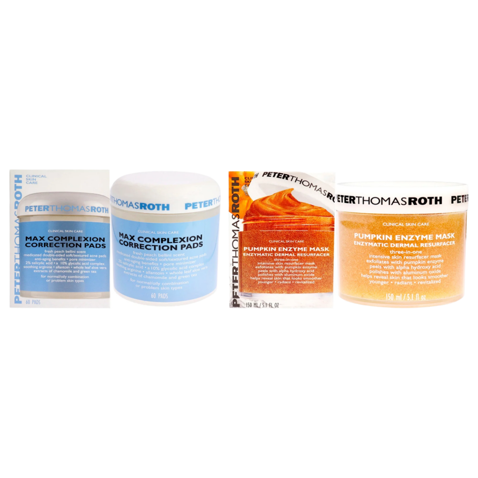 Max Complexion Correction Pads and Pumpkin Enzyme Mask Kit