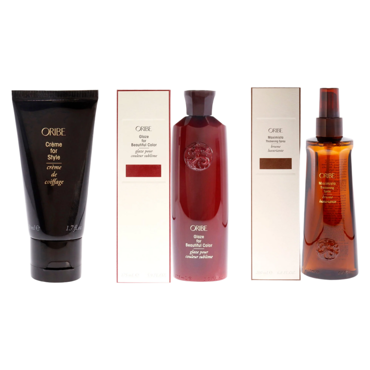 Maximista Thickening Spray and Glaze for Beautiful Color and Creme for Style Kit